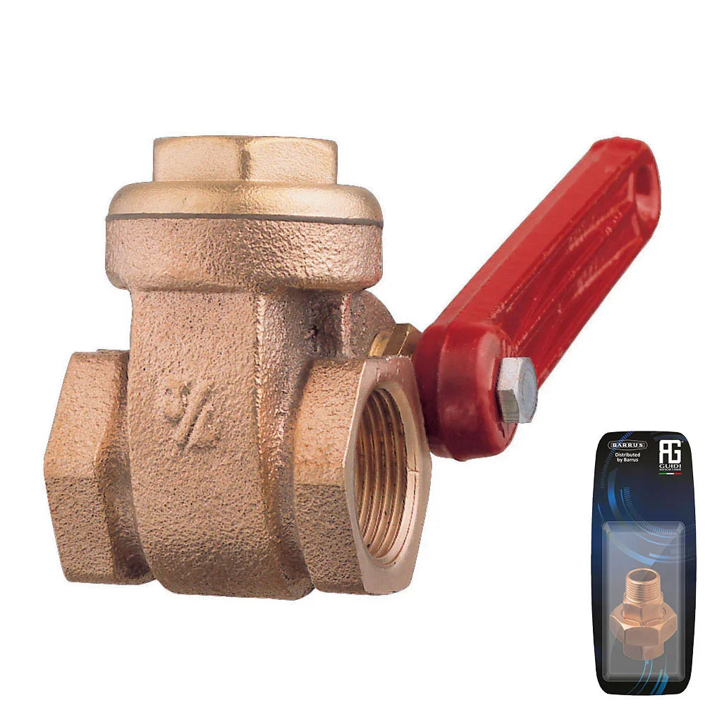 Guidi Bronze Quick-Closing Gate Valve 1 in | 4Boats