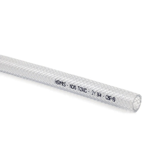 Braided Non-Toxic PVC Hose - Clear - 8 mm