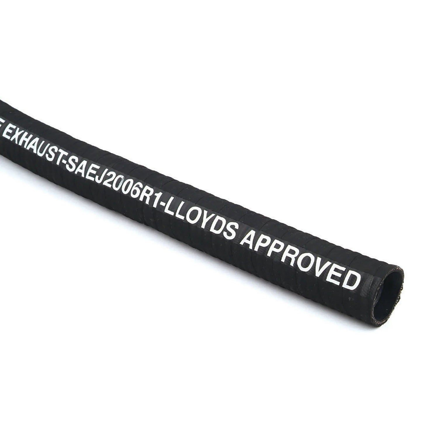 Exhaust Hose - Lloyds Approved - Black - 90 mm