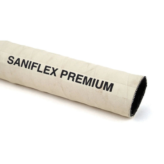 Saniflex Premium Rubber Sanitation Hose - White - 25 mm