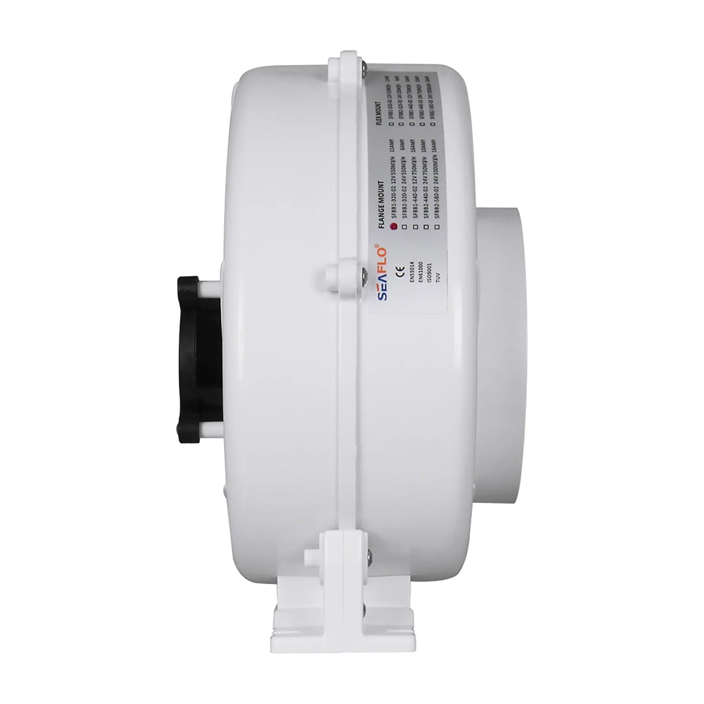 Seaflo In-Line Flex Mount 02 Series 12 V In-Line Blowe