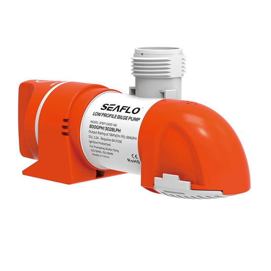 Seaflo Low Profile Automatic Bilge Pump 12V 800 GPH Boat Marine BP1G80014B