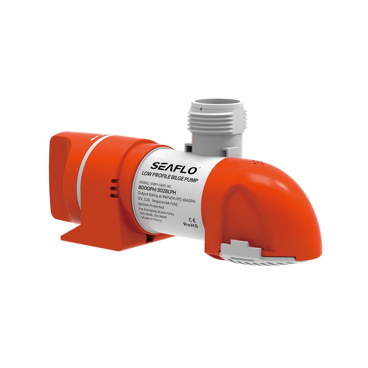 Seaflo Bilge 14C Low-Profile 12V 800GPH Manual Bilge Pump