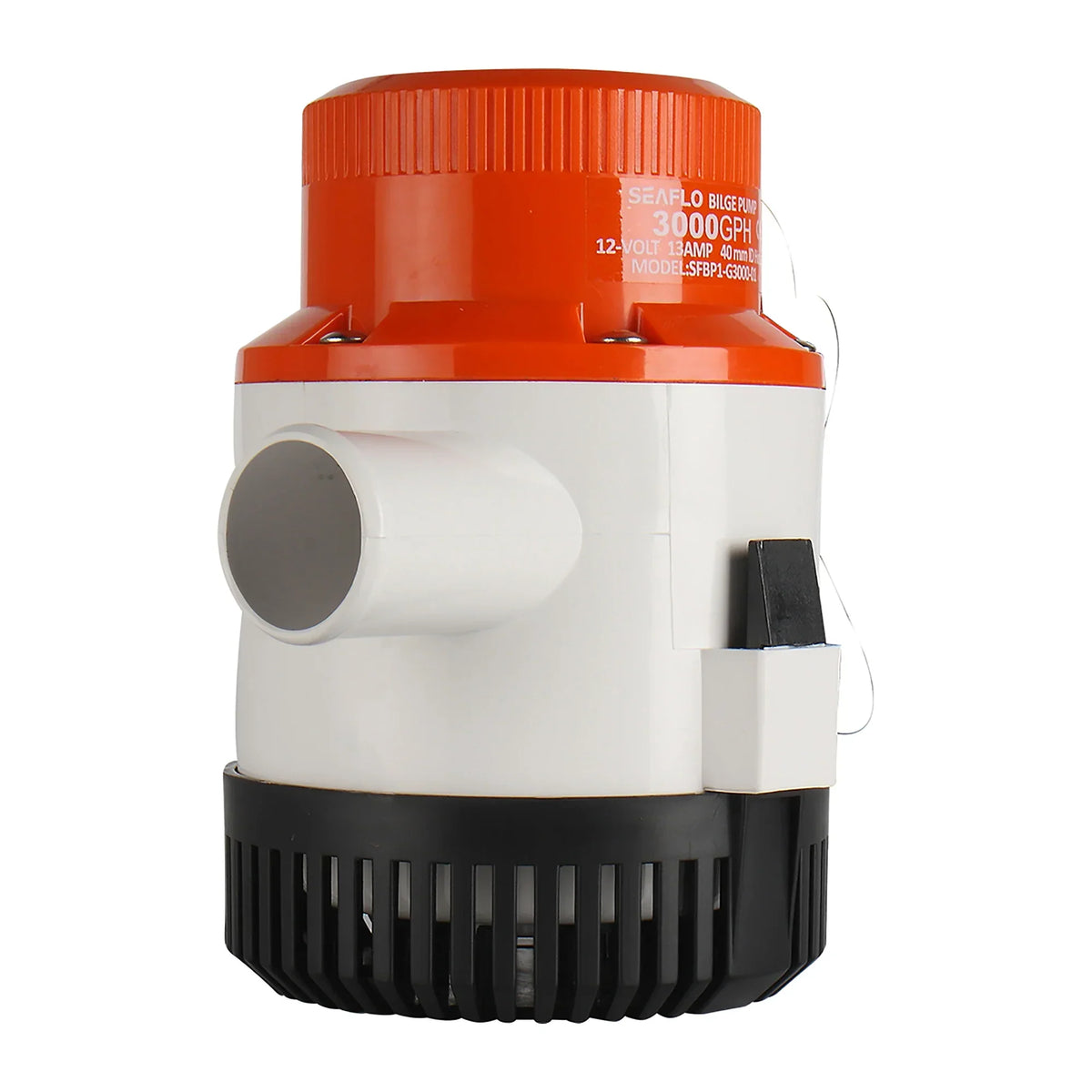 Seaflo 12V 3000GPH Marine Bilge Pump Non-Auto Submersible SFBP1-G3000-01 Boat