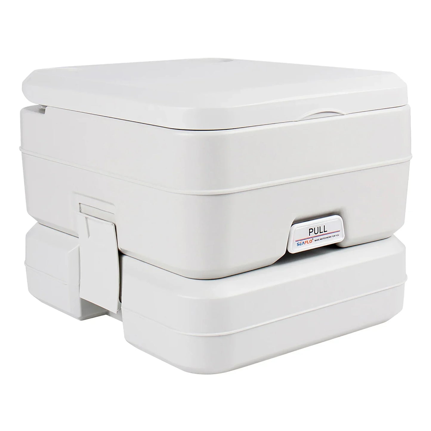 SEAFLO PT1001 10L Portable Toilet Marine Boat Camping Caravan Chemical WC Grey