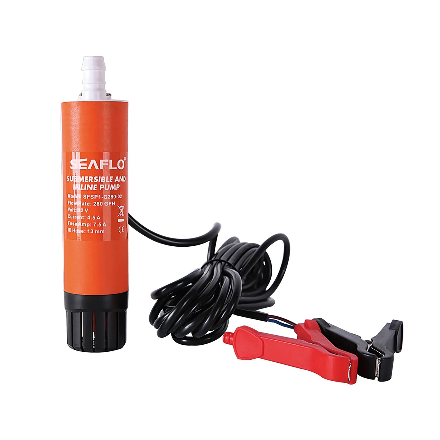 Seaflo 12V 280 GPH Submersible Inline Pump Marine RV Diesel Water SFSP1-G280-02A