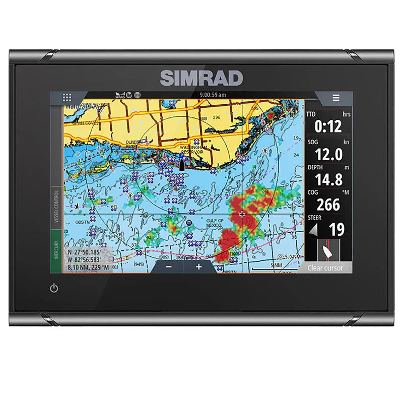 Simrad MFD - GO 9 in XSR + Med/Hi/Downscan Transducer