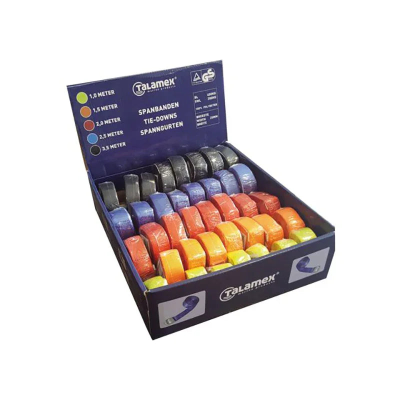 Talamex Tie-Down Tie-Down Tie-Down Cam Buckle 25 mm x 1.5 m O | 4Boats