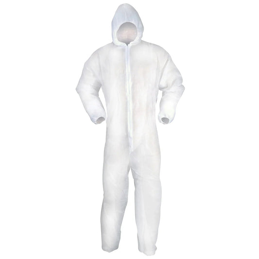 Medium Blackrock Disposable Coverall – 30 gsm, Medium | 4Boats