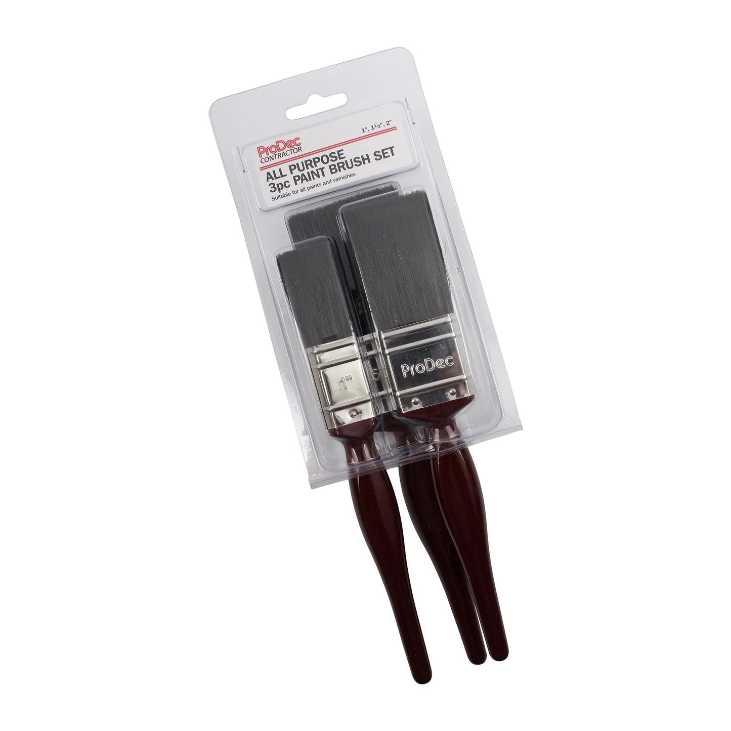 3 Pcs ProDec All Purpose Paint Brushes | 4Boats