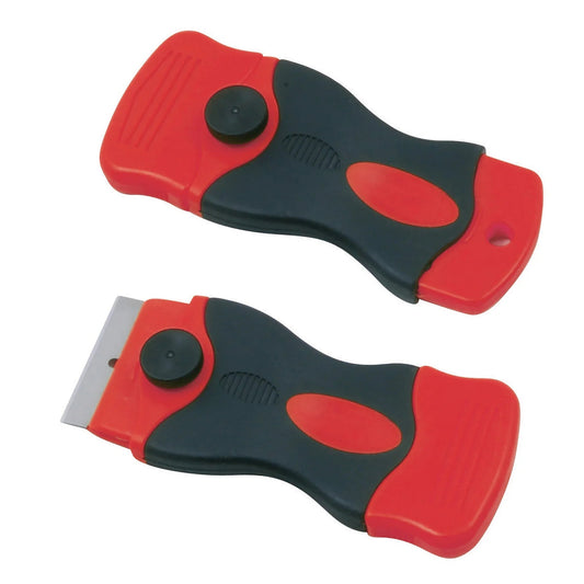Contoured Plastic Mini Scraper 3.8 cm (1.5 in) Pack of 8 | 4Boats
