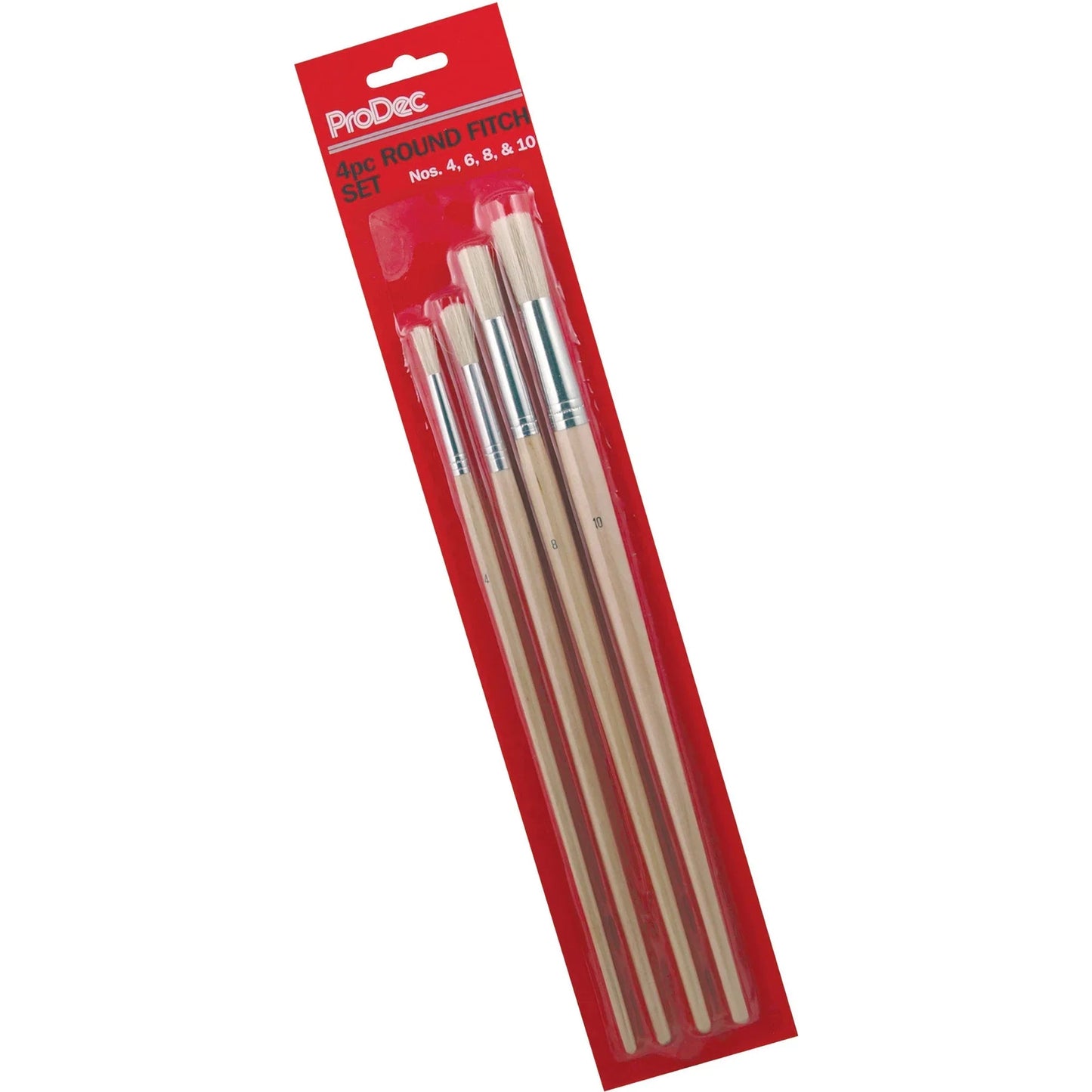 4-piece Round Fitch Set - Fine Detail Brushes | 4Boats