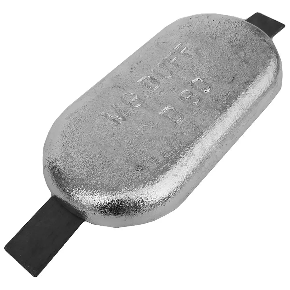 Duff AD80 Weld-On Aluminium Anode 305 × 152 × 32 mm | 4Boats
