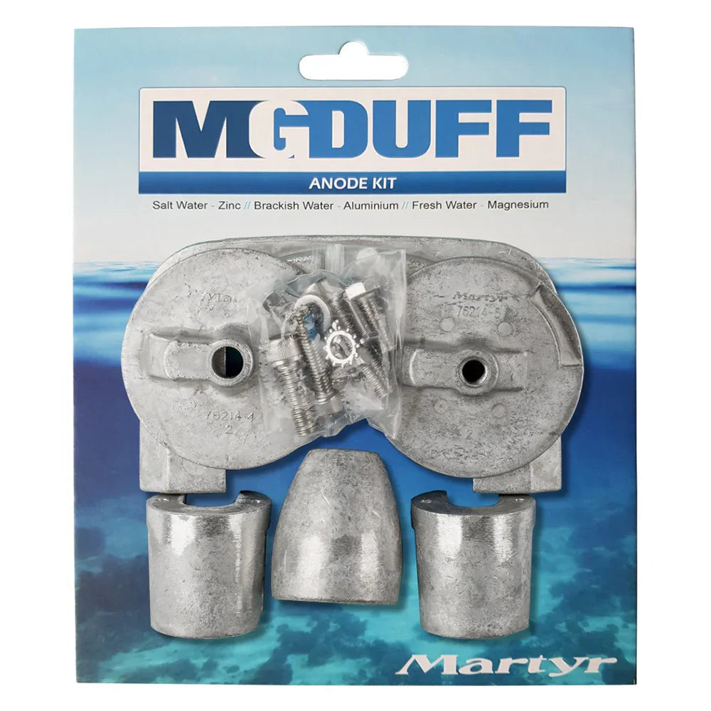 Duff CMBRAVO3KITZ Mercruiser Stern Drive Zinc Anode Kit | 4Boats