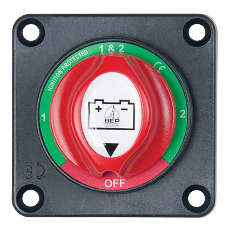 BEP Battery Selector Switch Panel Mount 1-2-Both-Off 48V 200A | 4Boats