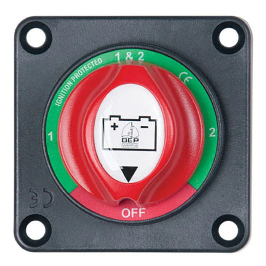 BEP Battery Selector Switch Panel Mount 1-2-Both-Off 48V 200A | 4Boats