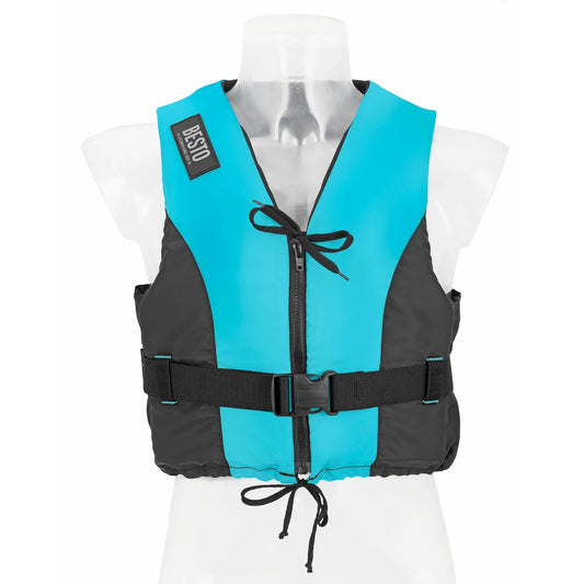 Dinghy Zipper 50N Buoyancy Aid, Aqua/Black - Medium | 4Boats