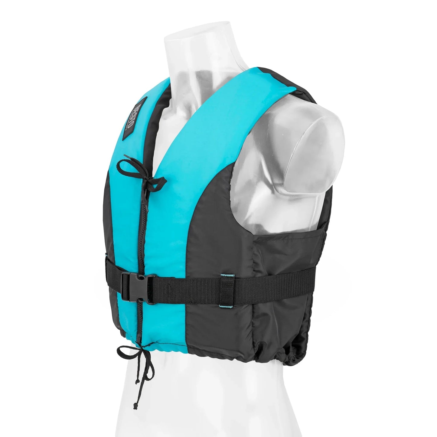 Dinghy Zipper 50N Buoyancy Aid, Aqua/Black - Medium | 4Boats