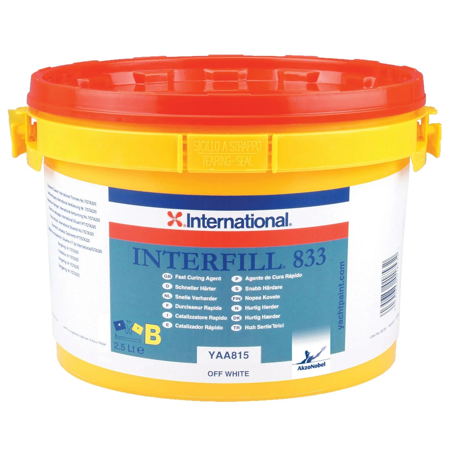Paints International Interfill 833 Epoxy Filler Fast Hardener | 4Boats