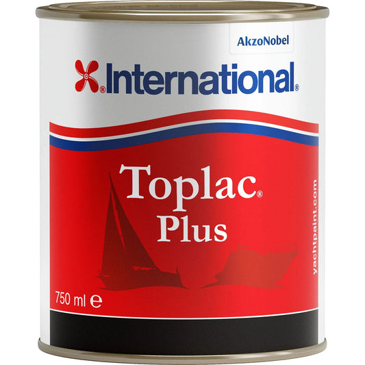 International Toplac Plus Jet Black 750ml Yacht Gloss Enamel Boat Paint YLK999