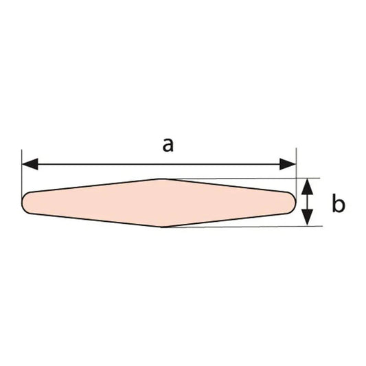 Talamex Sail Sail Sail Batten 24 × 4 mm 2 m | 4Boats