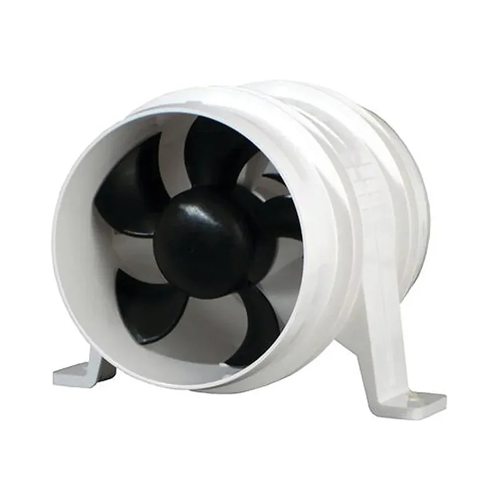 4" 24V Marine In-Line Bilge Blower 235CFM Water Resistant Boat Ventilation Fan