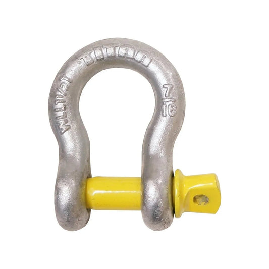 Hot | dipped Galvanised Shackles | Proof Tested, Copper Pin | 4Boats