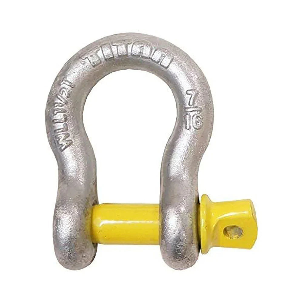 Hot | dipped Galvanised Shackles | Proof Tested & Load Rated | 4Boats