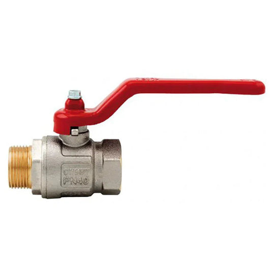BlueGee Nickel 3/8 in Male/Female Lever Ball Valve | 4Boats
