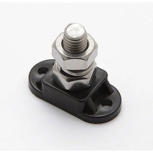 BEP Insulated Negative Stud M8 (8 mm) Black - Bulk Pack (1) | 4Boats