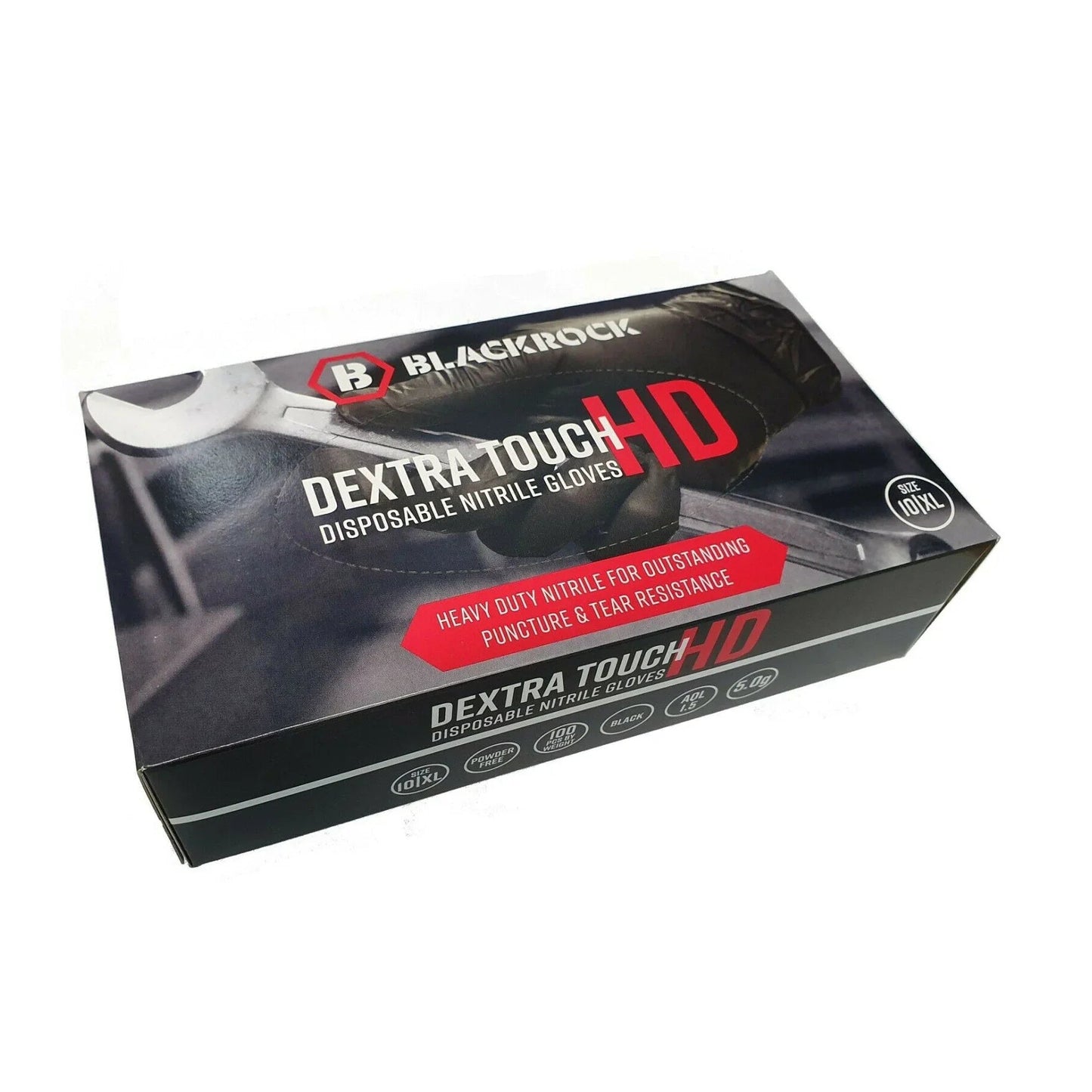 Heavy Duty Powder-Free Nitrile Gloves Medium — 0.10 mm | 4Boats