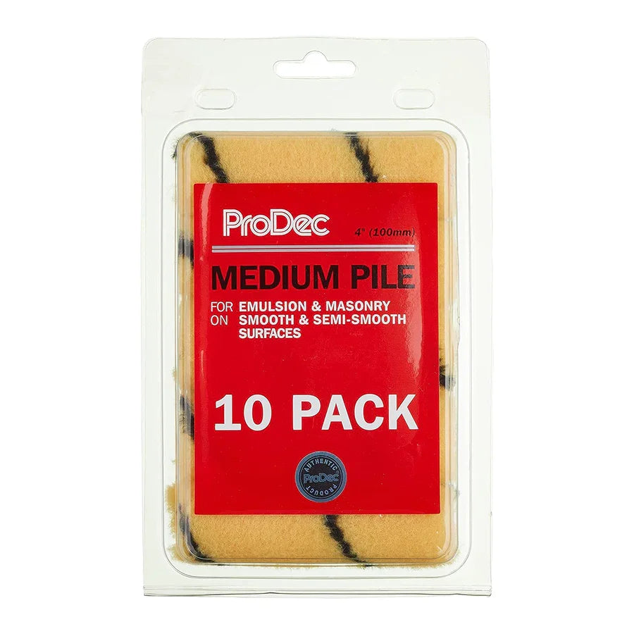 4in Tiger Medium Pile Rollers Pack of 10 | 4Boats