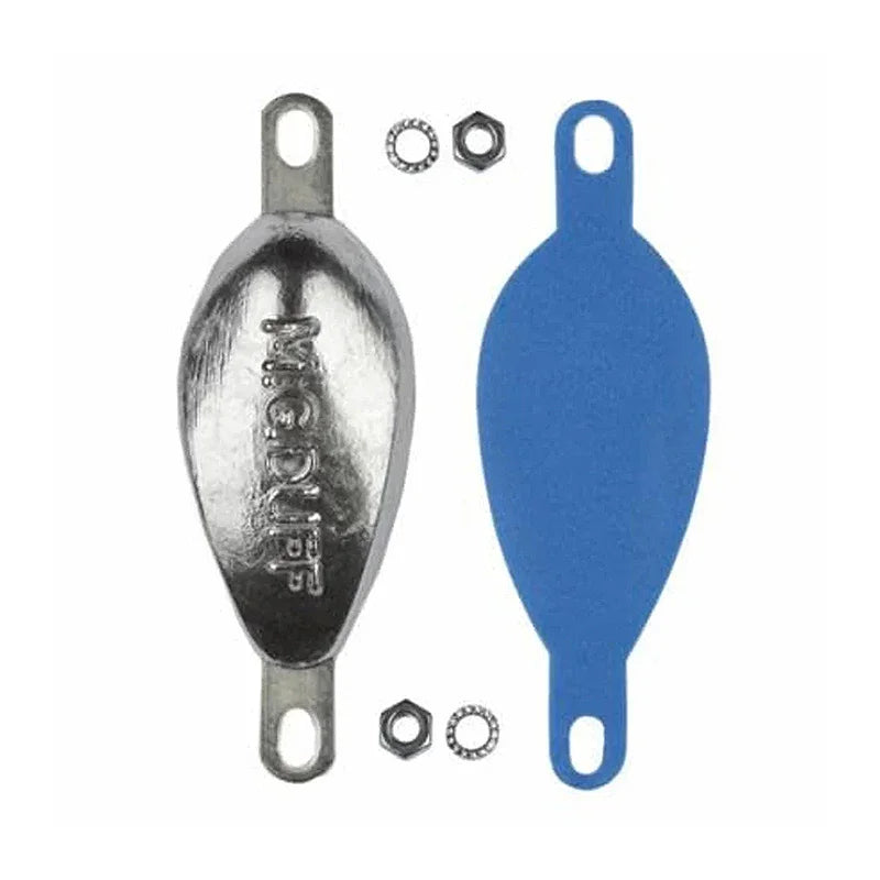 Duff ZD77 Zinc Hull Anode 200mm Bolt-On | 4Boats