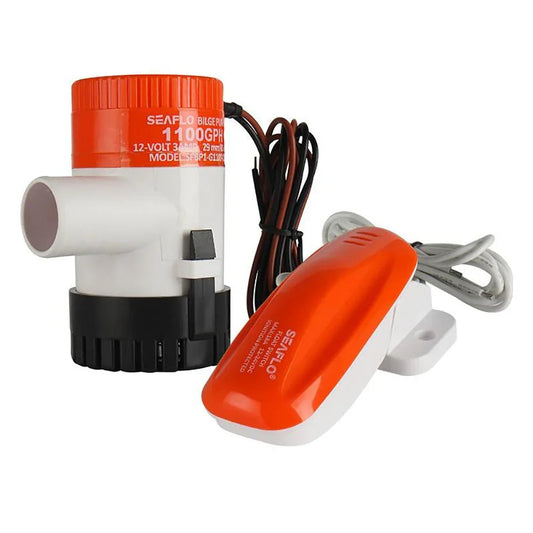 Seaflo 12V 1100GPH Automatic Bilge Pump & Float Switch Kit Marine BP1G110016