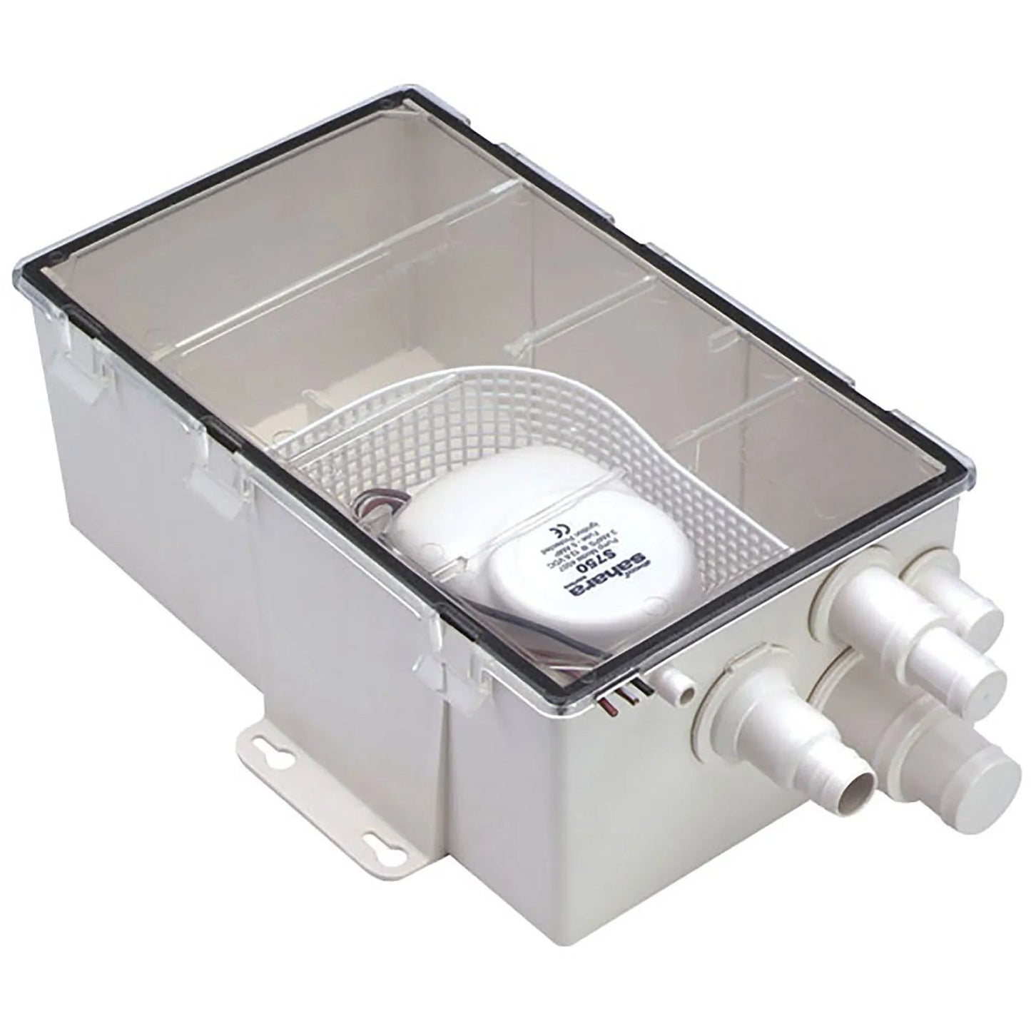 Attwood 4145-1 Marine Shower Sump System 750 GPH 24V Standard Box Drainage