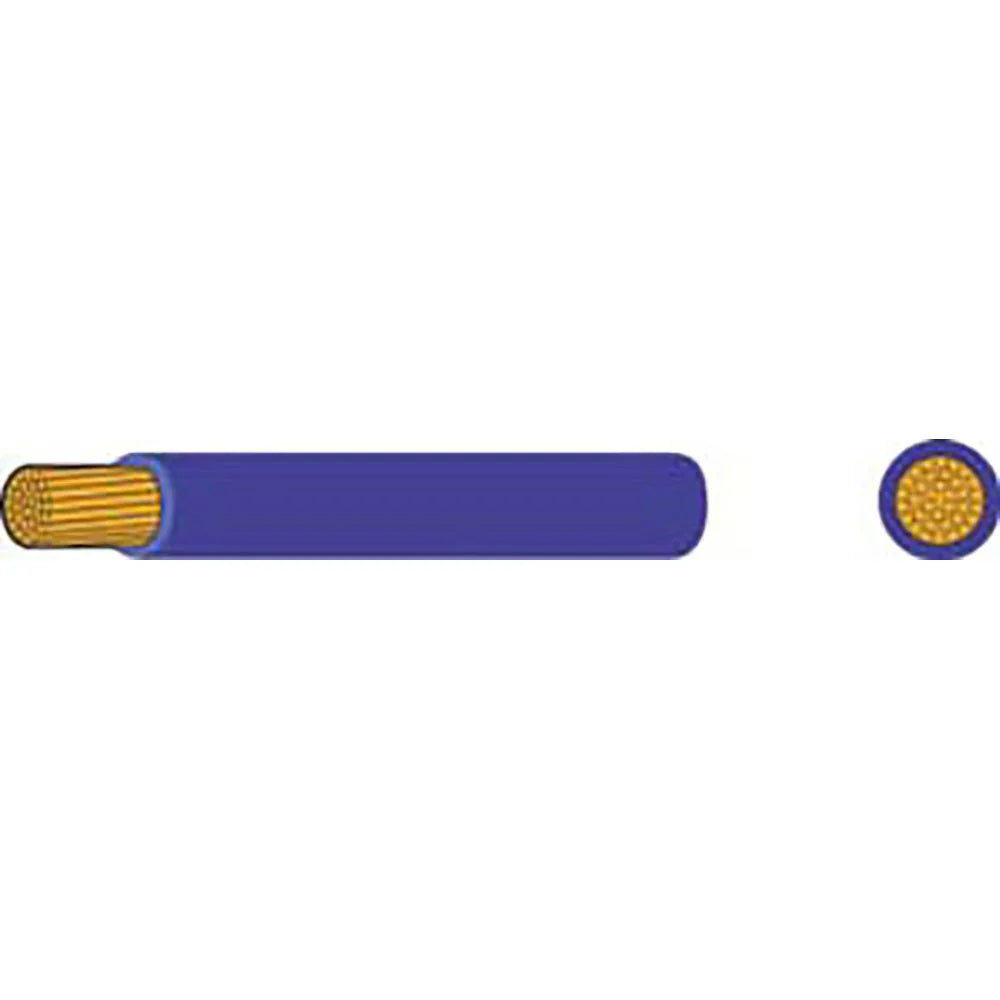 AMC Thin Single-Core Thin-Wall Cable 1.5 mm² Blue - 100 m | 4Boats