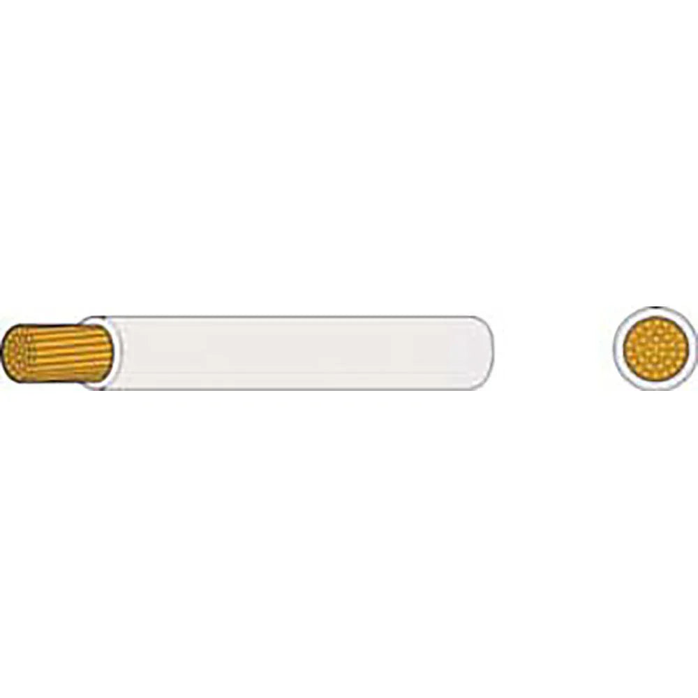AMC Thin Single Core Cable White 1.5 mm² x 100 m | 4Boats