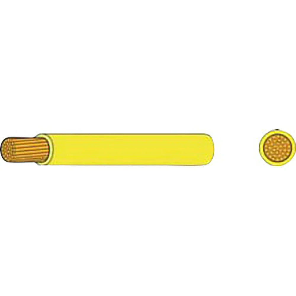 AMC Thin Yellow Thin Wall Cable 1.5 mm² x 100 m | 4Boats