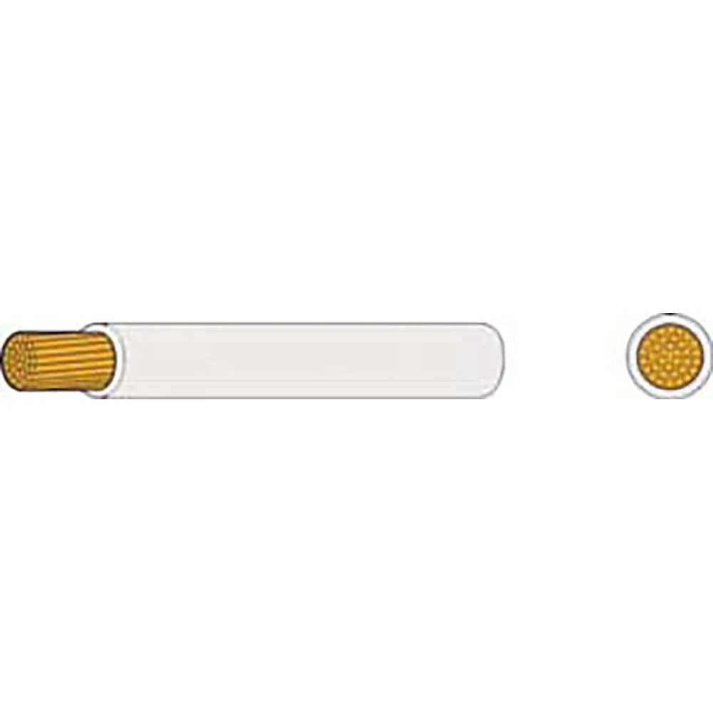 AMC Thin Single-Core Thin-Wall Cable White 3 mm² x 100 m | 4Boats