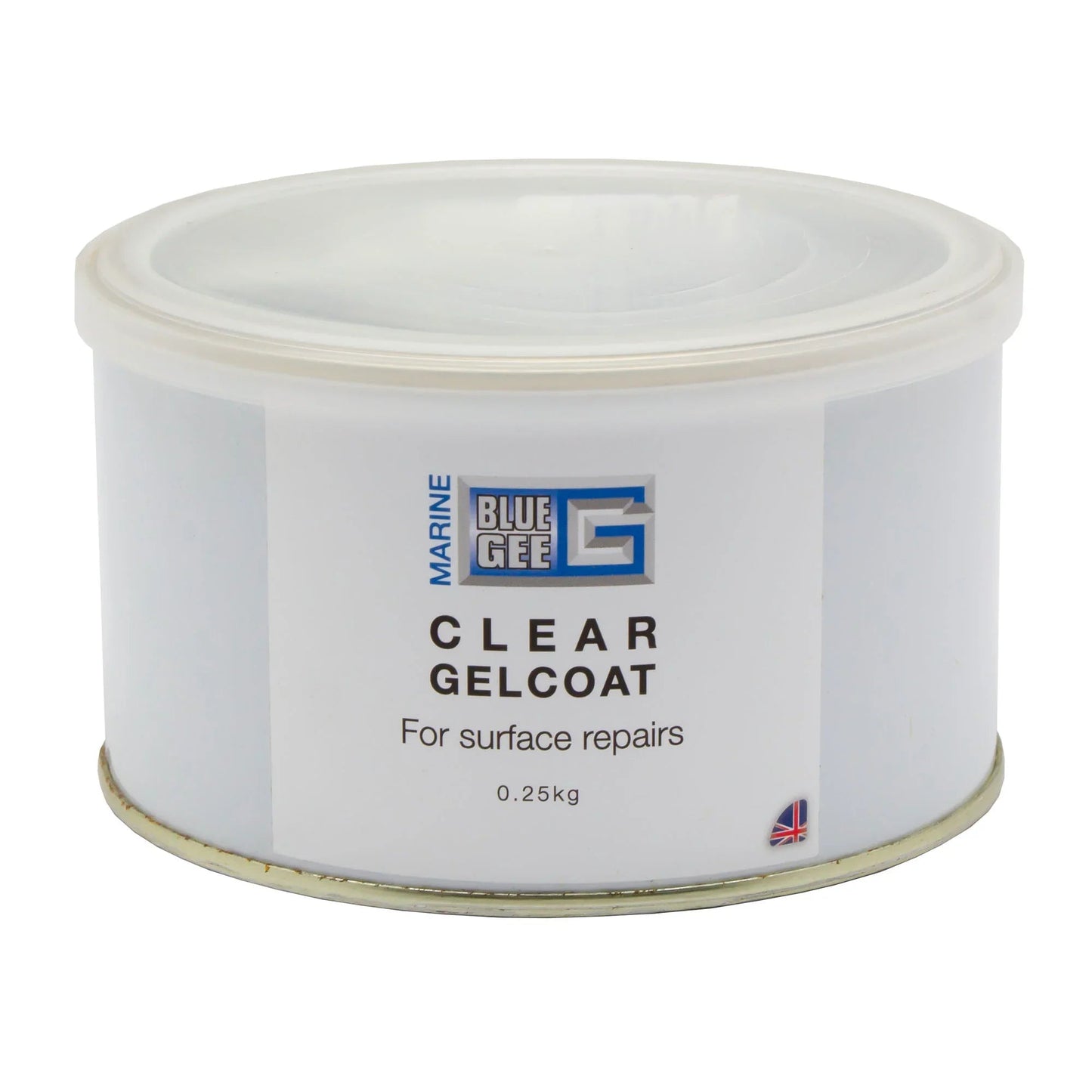 Blue Gee Clear Gelcoat + Catalyst 2.5kg Marine Grade GRP Boat Repair BG18000