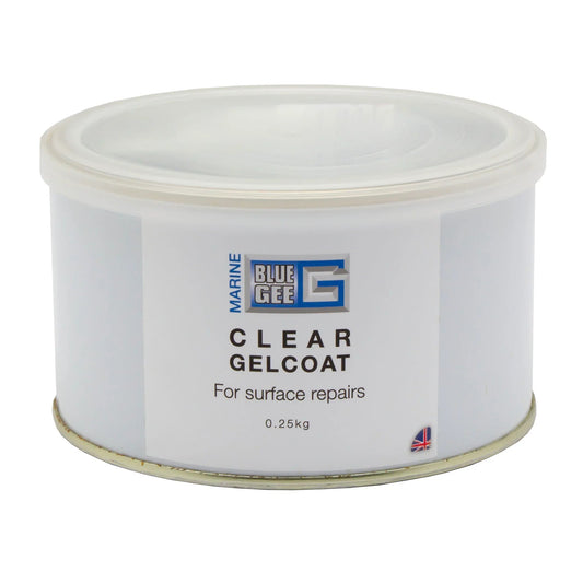 Blue Gee Clear Gelcoat + Catalyst 2.5kg Marine Grade GRP Boat Repair BG18000