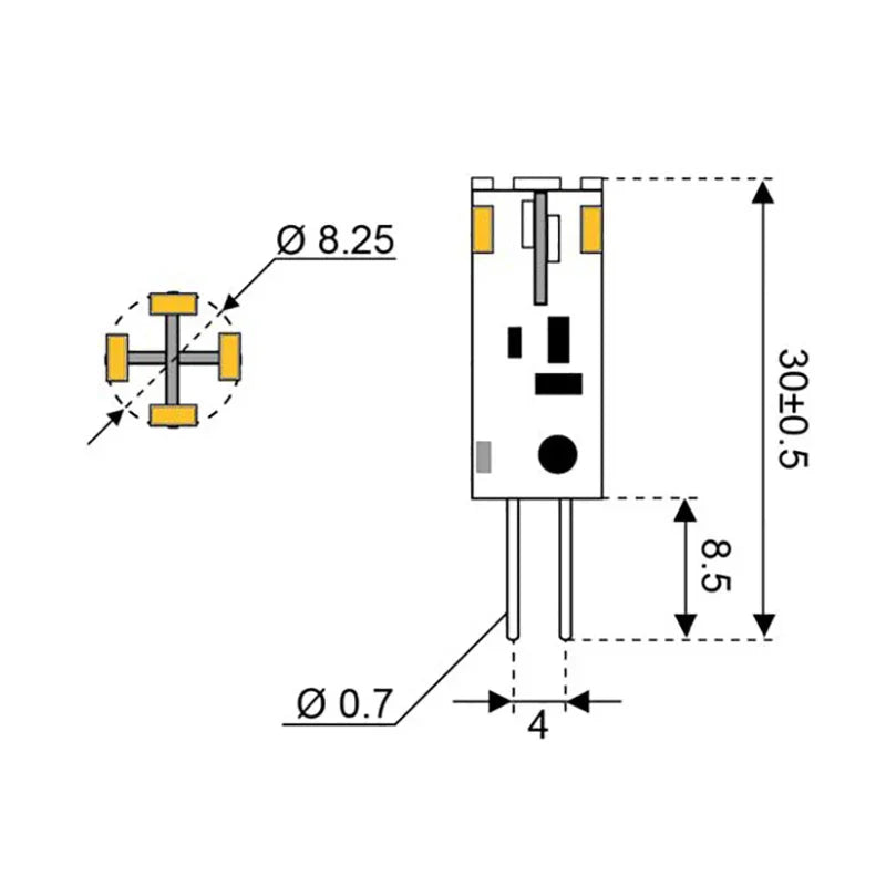 Talamex S-Led S-Led S-Led 12 G4 10-30V LED Light | 4Boats