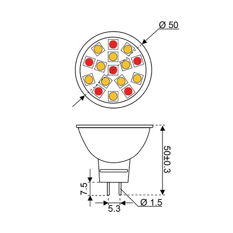 Talamex S-Led S-Led S-Led 16 G4 Underlight 10-30V | 4Boats