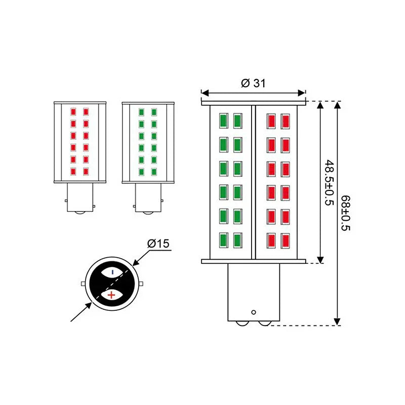 Talamex S-Led S-Led S-Led 36 Duocolour Bay15 10-30V | 4Boats