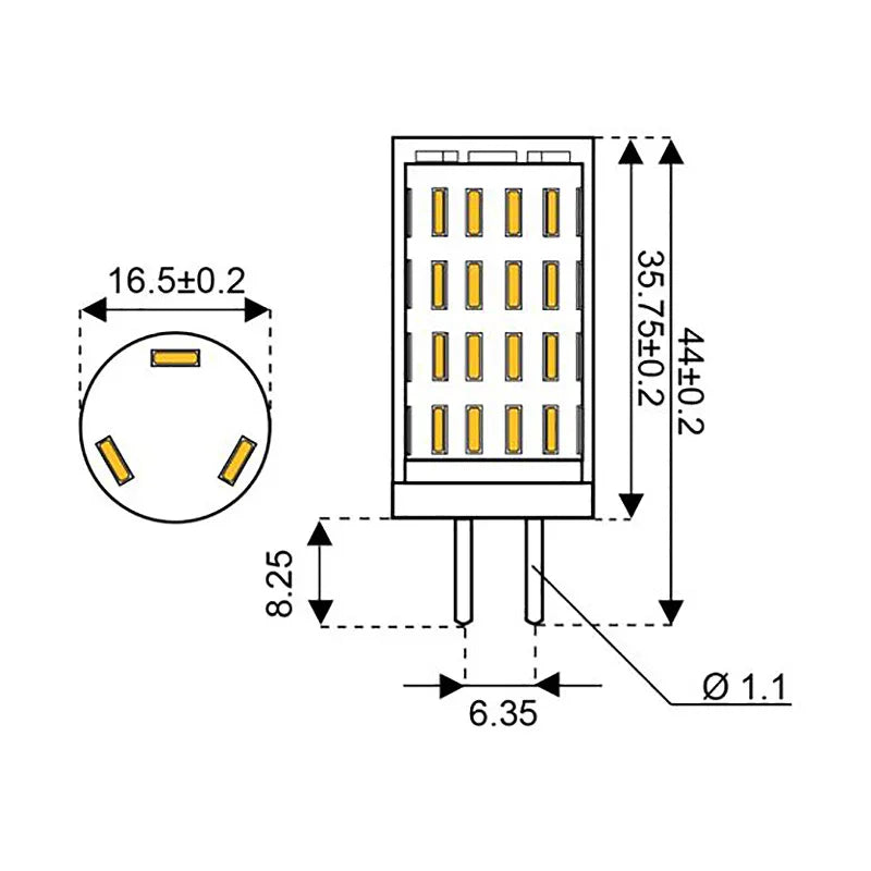 Talamex LEDlight LED63 10-30V G4 Under | 4Boats