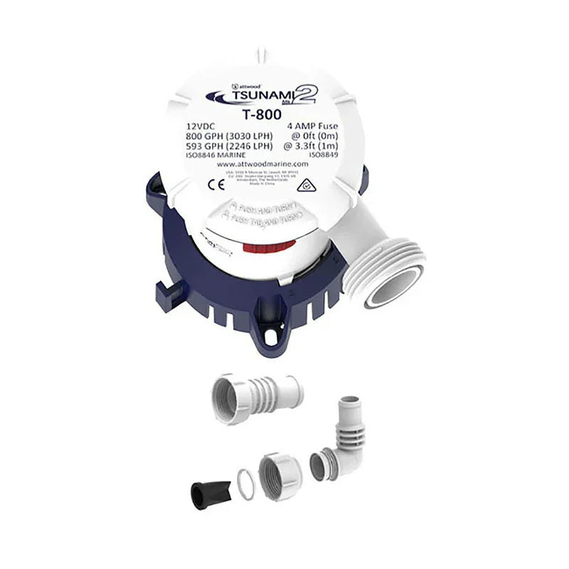 Attwood Tsunami Tsunami Tsunami Mk2 800 12V Threaded | Manual | 4Boats