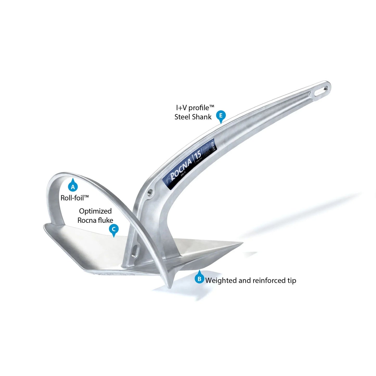 Rocna Mk2 Mk2 Mk2 Galvanised Anchor 25kg | 4Boats