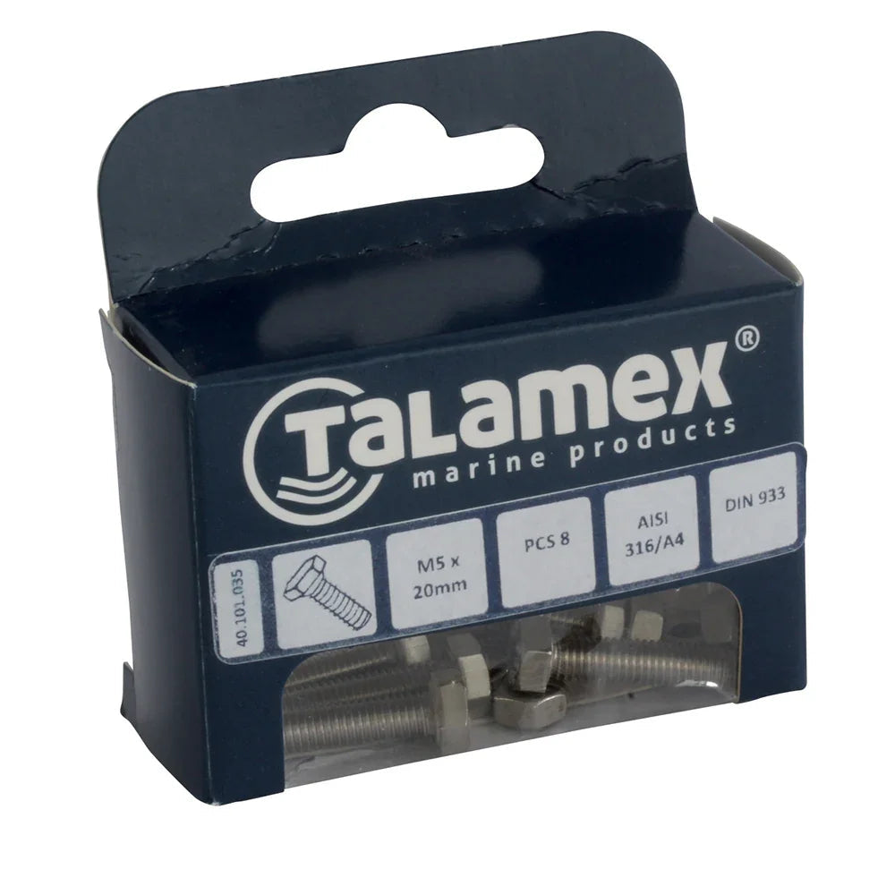 Talamex Hexacon Hexacon Hexacon Head Screw M4 × 50 mm | 4Boats