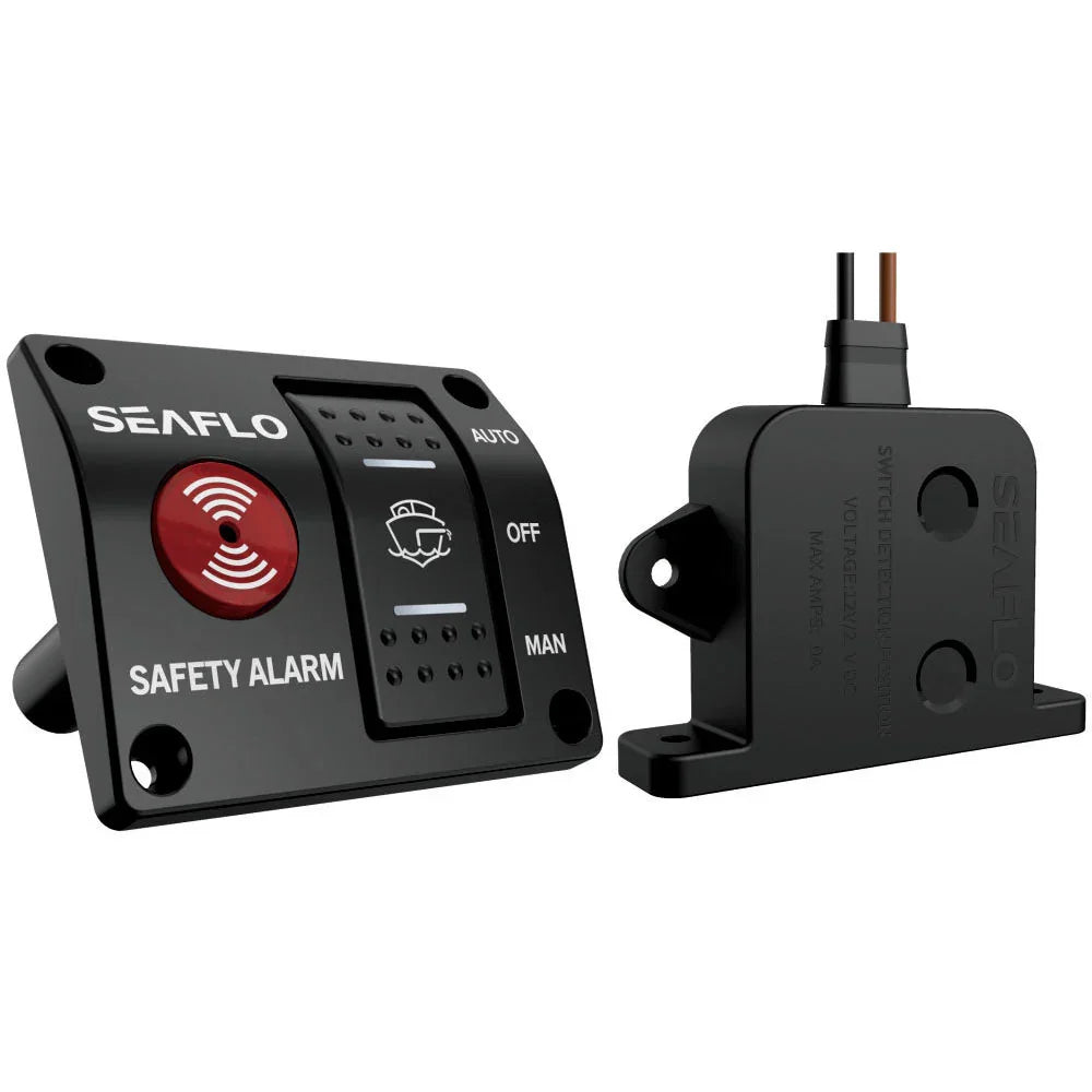 SEAFLO 24V Bilge Pump Alarm Control System WAS21003 Panel Switch Audible Visual