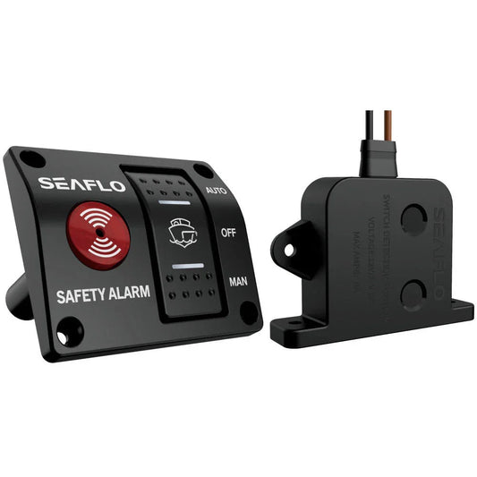 SEAFLO 24V Bilge Pump Alarm Control System WAS21003 Panel Switch Audible Visual